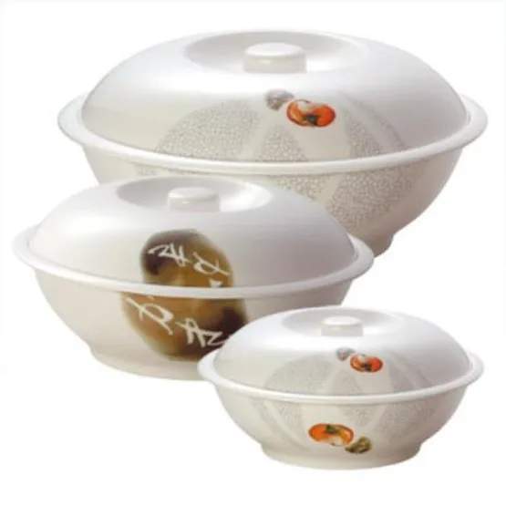 

Factory supplier Eco friendly A5 melamine big soup bowl with lid for restaurant