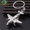 Wholesale Custom 3D Car Airplane Trunk Motorbike Vehicle model Silver Nickel plated Zinc Alloy keyring carabiner key chain