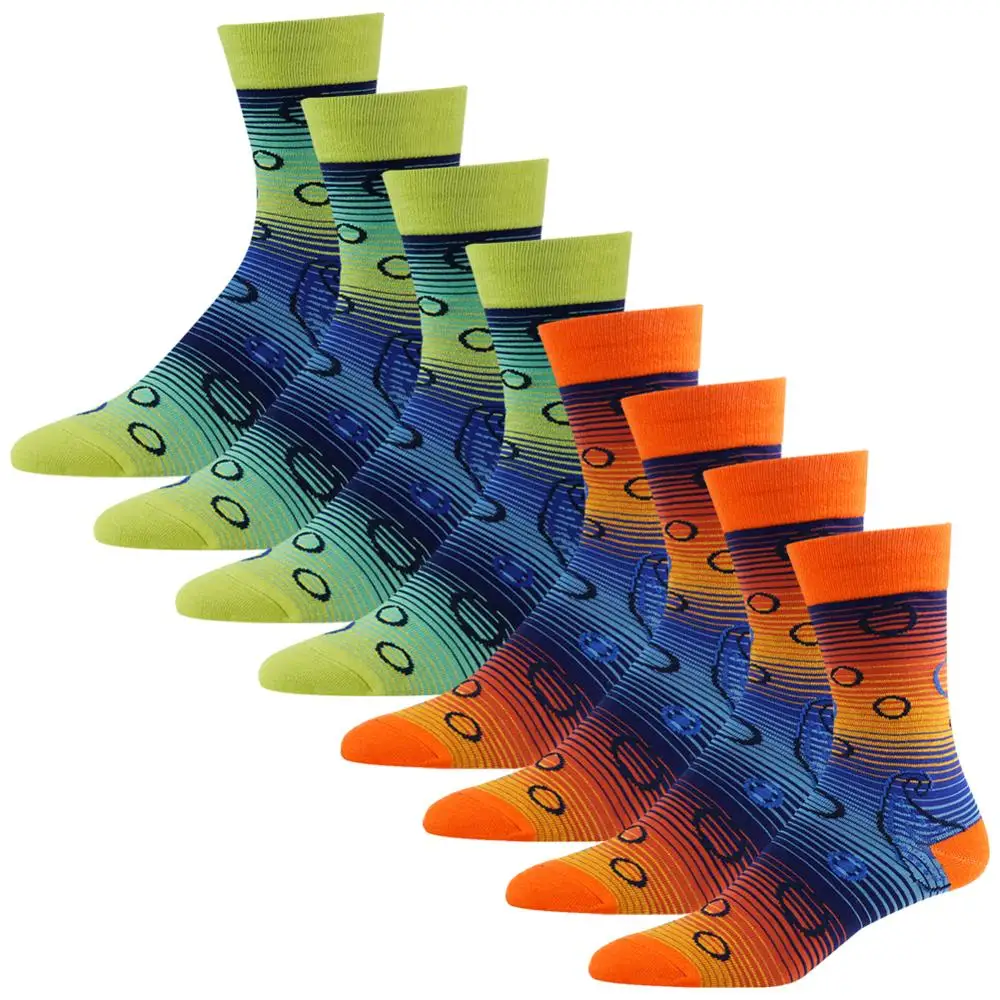 

crew fashion all cotton dress man sock, Colorful