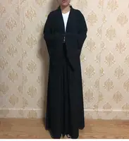 

Wholesale Open Front Abaya Kimono Lace Muslim Kaftan Muslim Women Dress Open Kimono Cardigan Latest Abaya