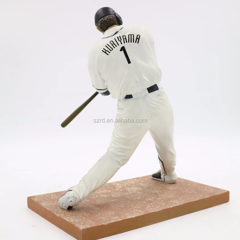 Mini Resin Baseball 1/6 Resin Figure Custom Outdoor Baseball Player Statue For Sale - Buy ...
