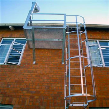 Exterior 316ss Cat Ladder With Cage - Buy Cat Ladder,316ss Cat Ladder ...