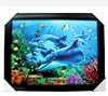 3D lenticular photo frame animal pictures with frame