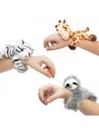 KOMBIUDA 2 Unidades Anel De Tapa De Urso De Pelúcia Abraçador De Pulso  Pulseira De Tapa Abraços Pulseira De Urso Bichinhos De Pelúcia Mini Animais  Jogo De Comida Pano Enfeites Filho Branco