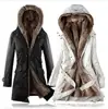 2017 Winter Womens Thicken Warm Coat Hood Parka Overcoat Long Jacket Outwear