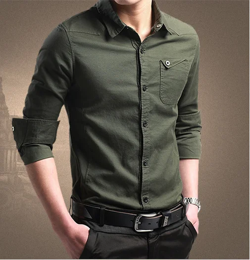 New Style Fashion High Quality man Customised Cotton Men's Casual Business Shirts