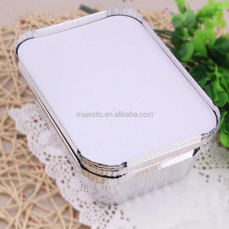 
Disposable Food Packaging Aluminium Foil Containers Tray 