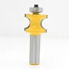 Bearing Guided Staff Bead Cutter Bullnose Router Bits 1/8"r - 1/4" bead - 1/4" Shank
