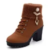 or10716h 2018 autumn new arrivals women fashion boots lady warm shoes boot with fur