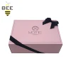 luxury fancy custom handbag paper exquisite packaging fold bowknot matt costume watch gift box