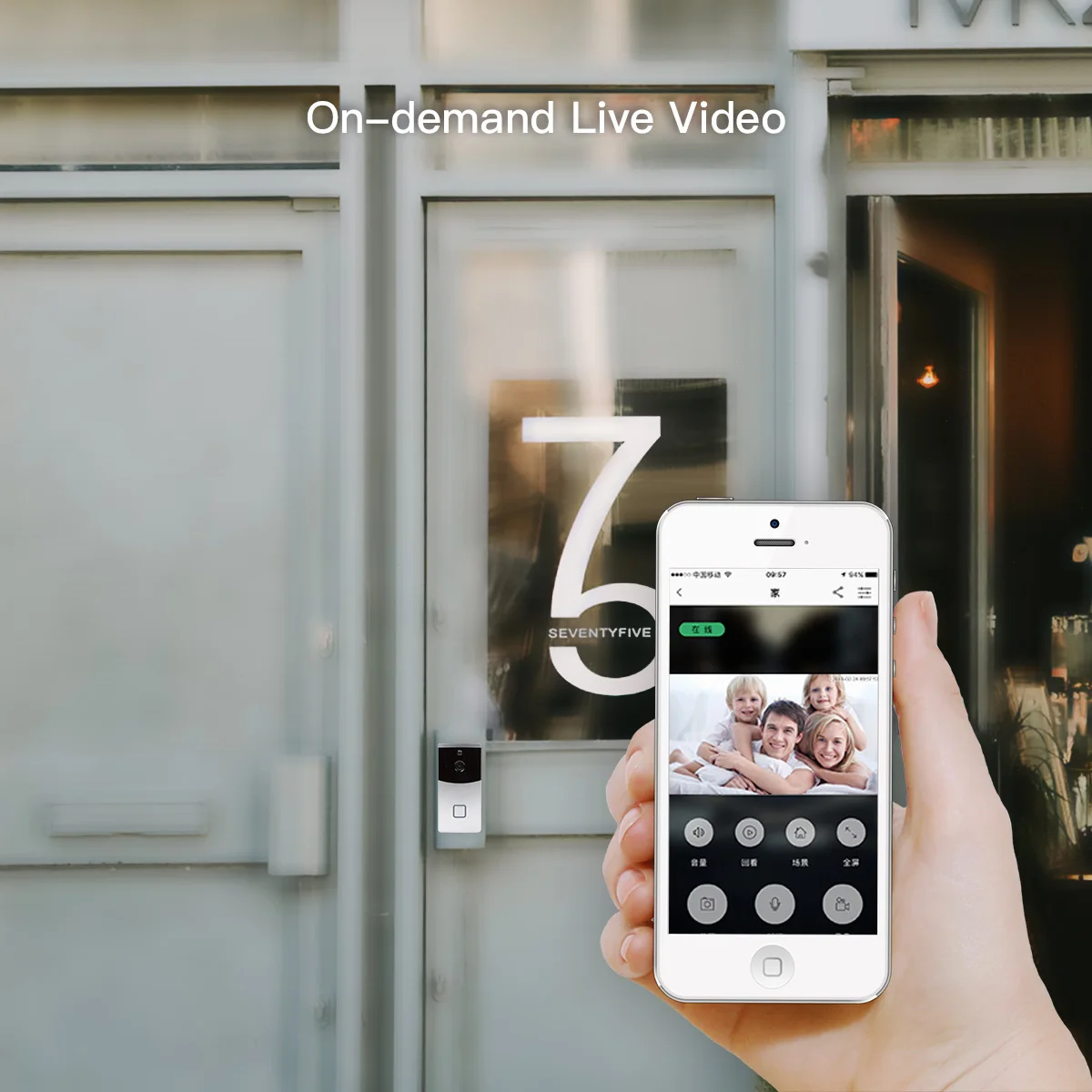 Wifi Doorbell Camera With Ring Wifi Doorbell For Apartments Wireless