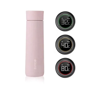 Image of 380ml Stainless Steel Wireless Rechargeable Smart Vacuum Bottle Flask with Drinking Water Reminder Function