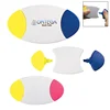 Hot selling popular students gift mini pocket size durable plastic oval shaped twin tip multi-color promotional pen highlighter