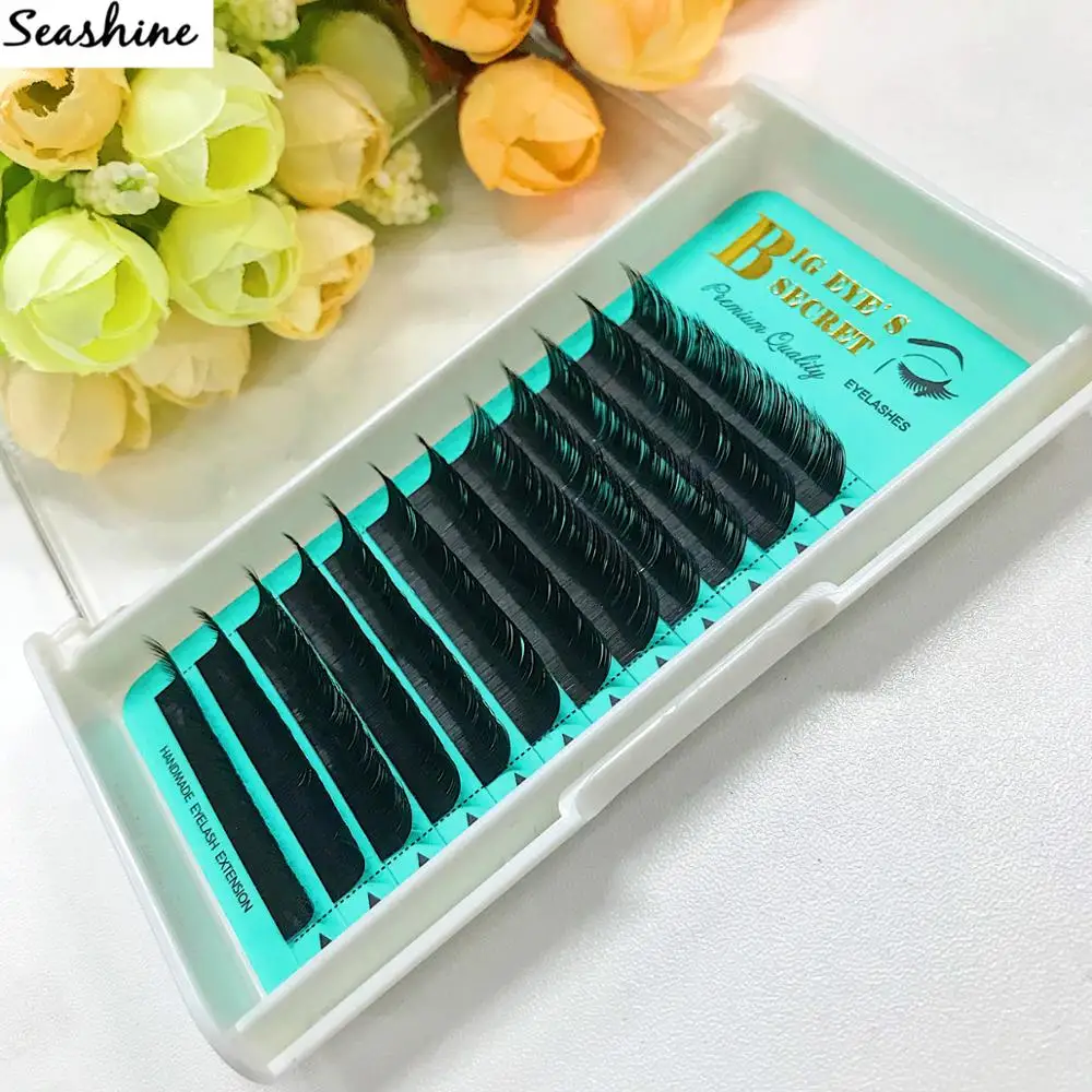 

factory price fashion siberian mink lashes eyelash extensions, Black/other color you want