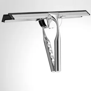 Image of SALLY Stainless Steel Glass Wiper with Hook for Window Mirror and Bathroom