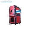 Large Size Working Area Laser Marking Enclosed Cabinet For Logo PEDB-500 Fiber Laser Marking Machine