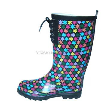stylish rubber boots