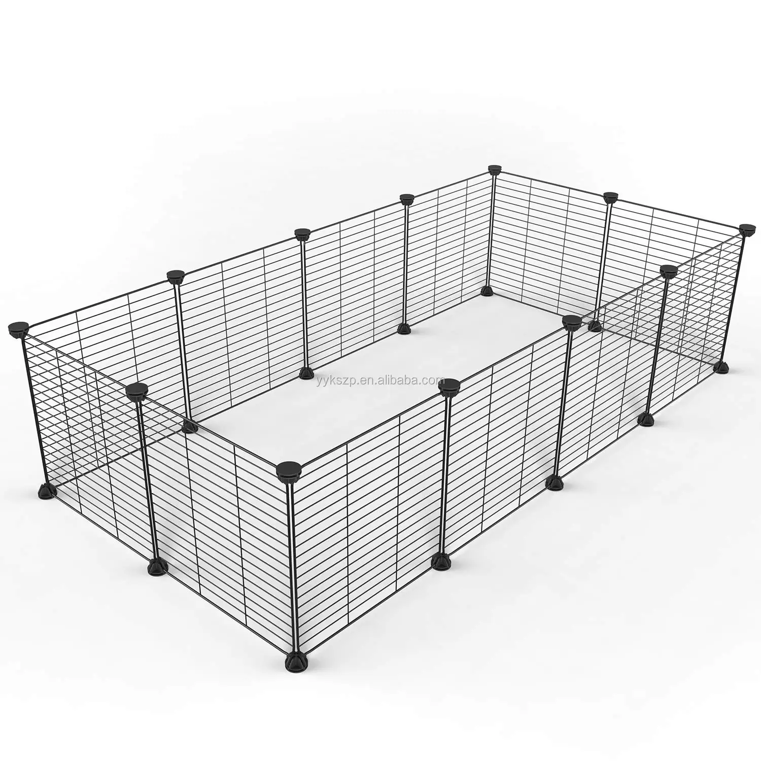 Diy Pet Playpen,Rabbit Cage,Metal Rabbit Cage Hutch,Small Animal Cage