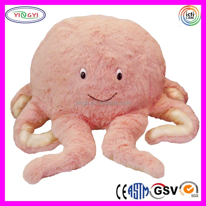 pink octopus stuffed animal