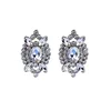 ted0053 Handmade Glass Crystal Wedding Stud Earrings Women Gift