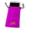 Custom Logo Pretty Pattern Reading Glasses Pouch Soft Jewelry Pouch/handbag for cell phone used for easy calling