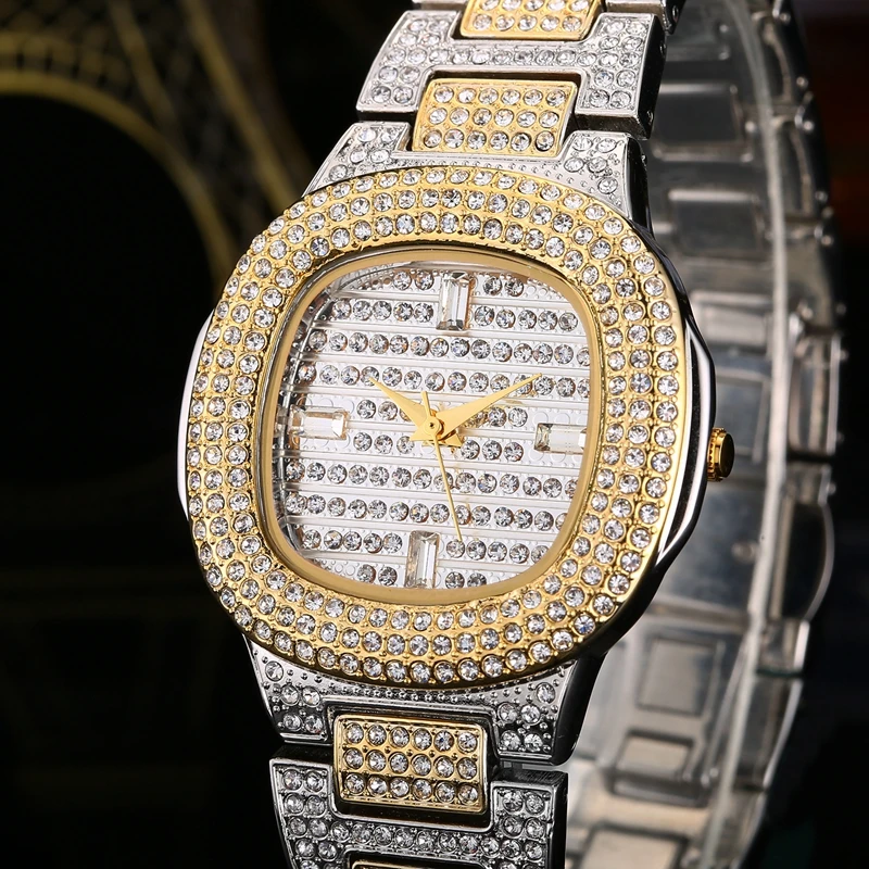 

Miss Fox Brand Watch Quartz Ladies Gold Fashion Wrist Watches Diamond Stainless Steel Women Wristwatch Girls Female Clock Hours