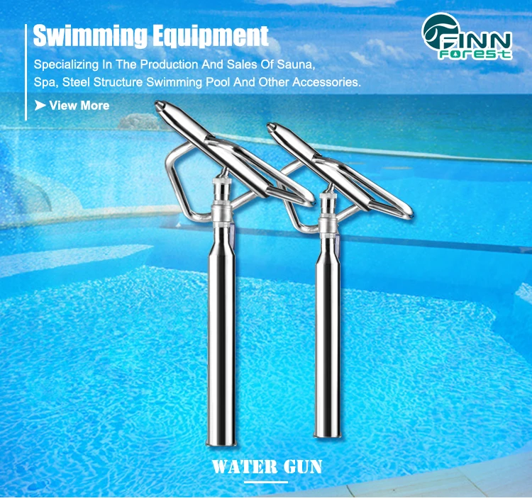 Stainless Steel 316/304 Kids Play Water Cannon For Water Park Swimming