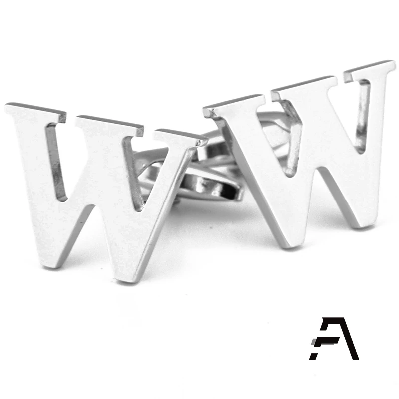 Wholesale Letter Capital Alphabet Cufflinks