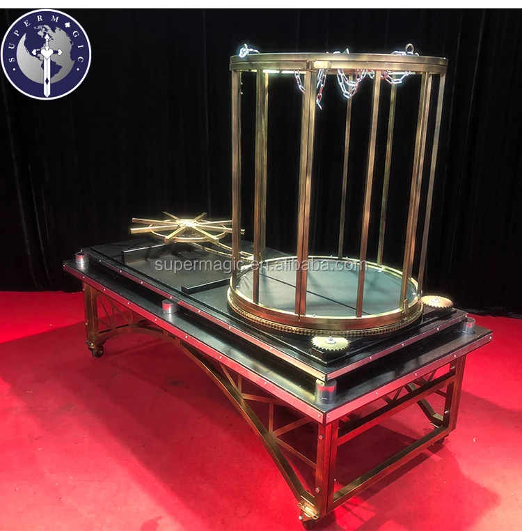 B311 High Quality Stage Magic Tricks Hoisting Cage To Escape Magic