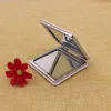 Custom foldable square pu leather mirror pocket/makeup mirror/compact mirror