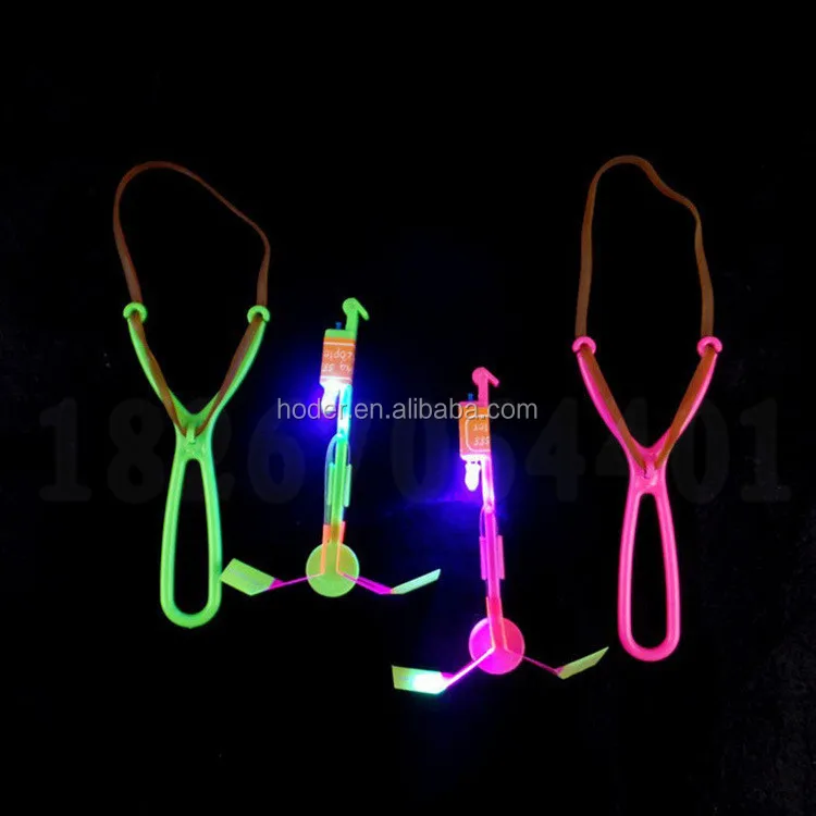 high speed Amazing Led Light Arrow Rocket Helicopter Flying Toy