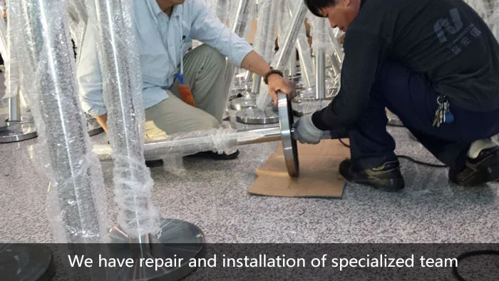 Chrome Retractable Belt Barrier 2m logo printed queue barrier