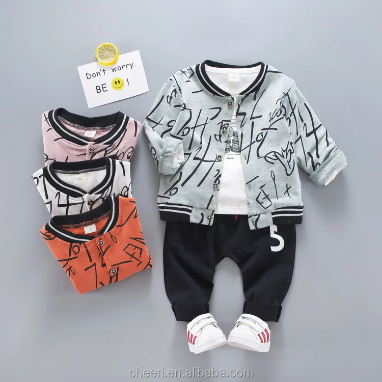 Hot Selling Kids Baby Boy Clothing Sets For Infant Baby Boy Clothes Set