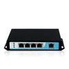 HRUI fiber optical equipment ip camera 10/100M 48v 4 port poe switch
