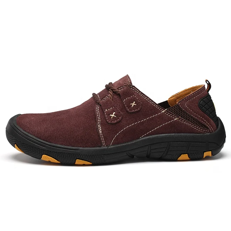 
Suede Leather Hiking Shoes Outdoor Shoe Camping Walking Sneaker 