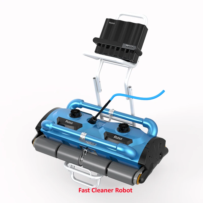 

For Big Pool More than 1000m2 Wall Climbing Function Remote Control Swimming Pool Cleaning Robot, Blue