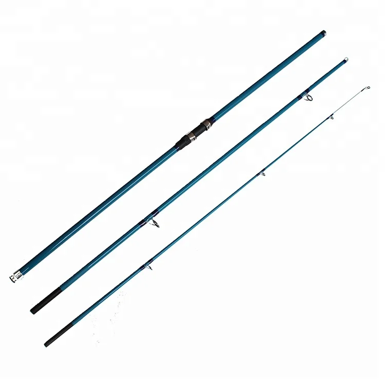 

4.2m 100-200gr 3-piece Mix Carbon Saltwater Surf Casting Fishing Rod, N/a