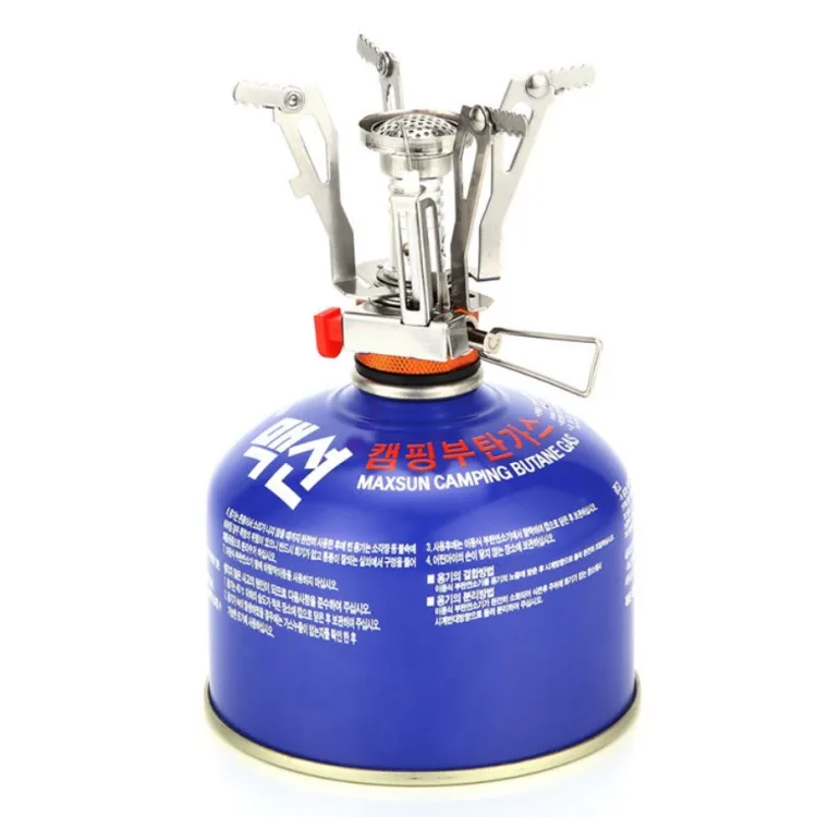 Ultralight Outdoor Mini Gas Stove Windproof Folded Stoves For Camping