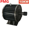 Low RPM 220v 380v 400v 450v wind turbine hydro use 10kw PMG also called dynamo