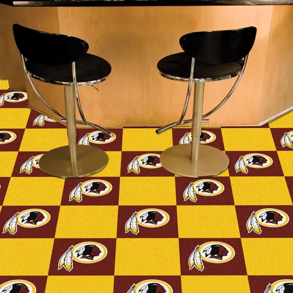 Buy Fan Mats Nfl Washington Redskins Carpet Tiles In Cheap Price