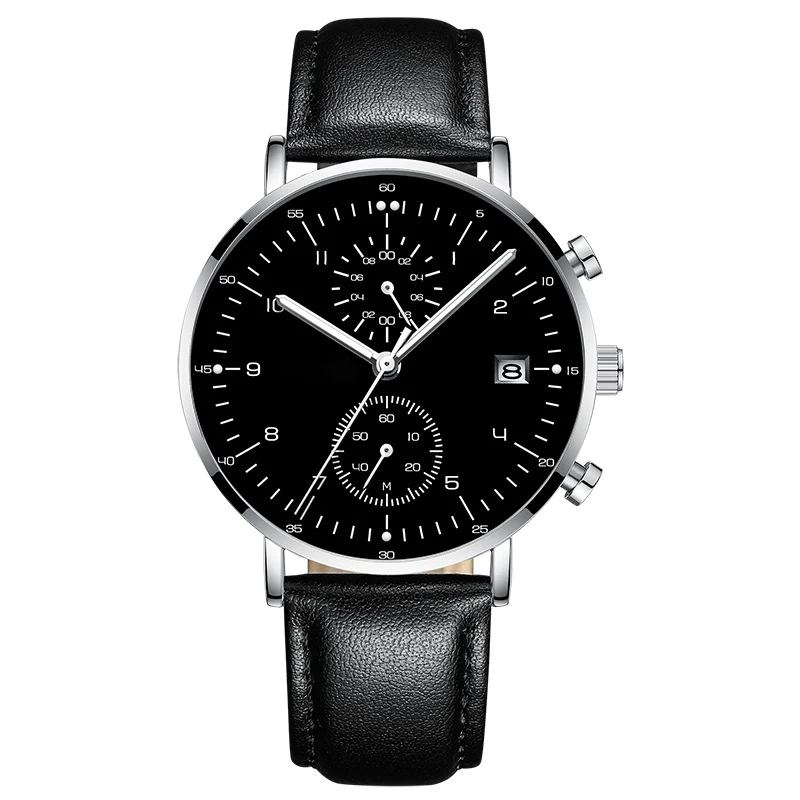Chronograph Watches Custom Logo Your Own Brand Watches Cheap Watches Wrist Men Small Order Quantity Relojes
