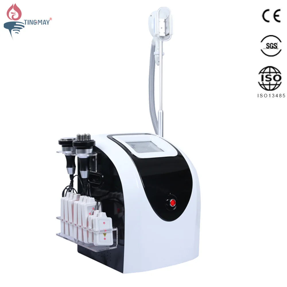 

4 in 1multifunctions Cryolipolysis vacuum cavitation rf skin tighten lipo laser fat freezing weight loss machine TM-908