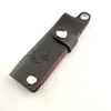 Hot sell wooden folding comb with PU case Amodong beard comb