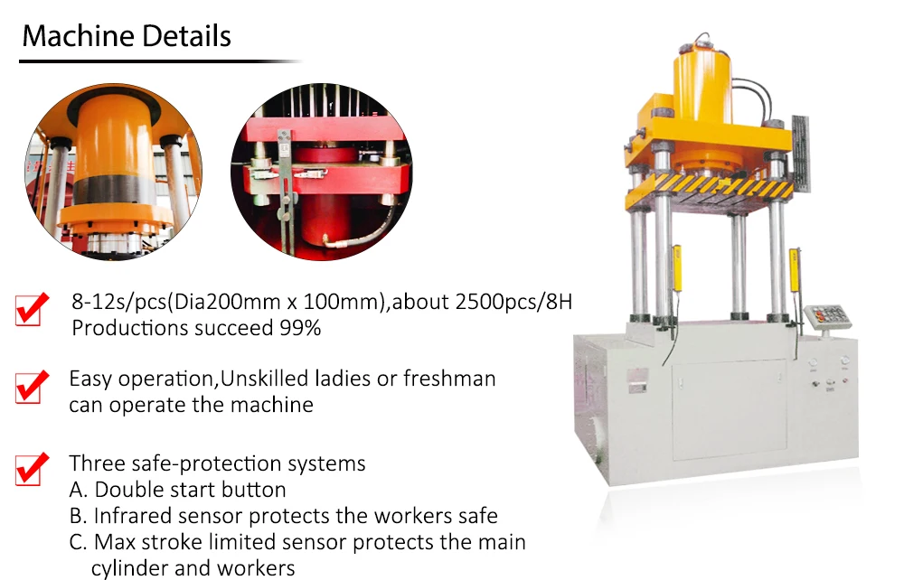 Hydraulic Press Utensils Deep Drawing Hydraulic Press Machine For