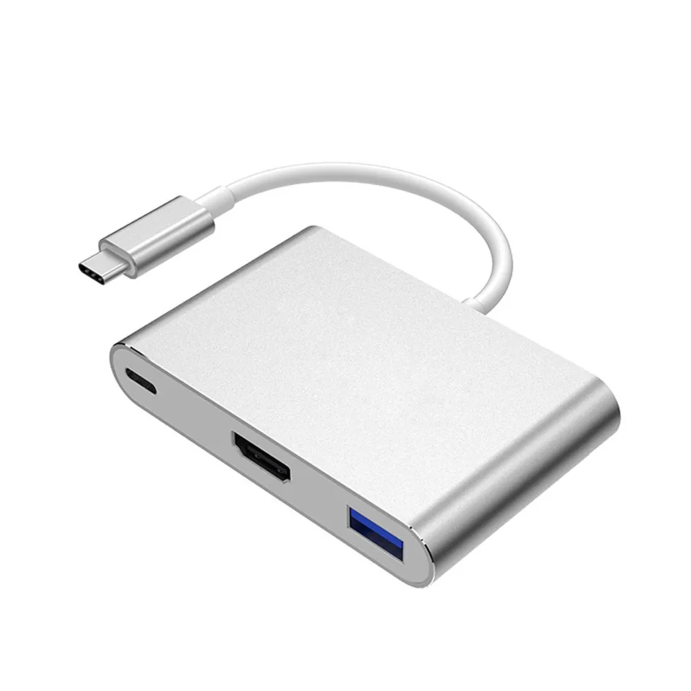 Usb type c d. Переходник Type-c Hub USB3.0 - HDMI - Type-c. HDMI USB 3.1 Type-c. USB3.1-C Multiport Adapter.