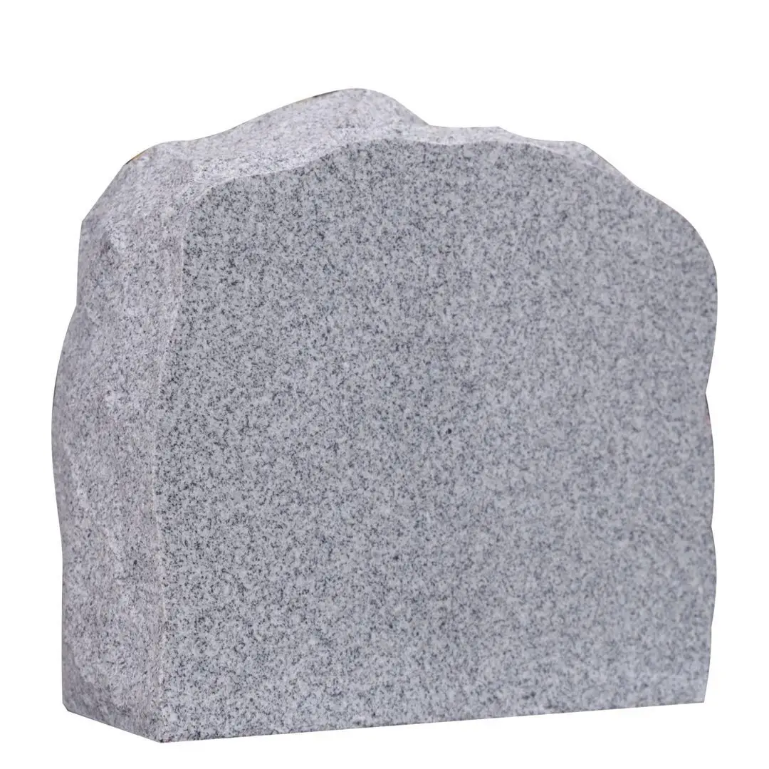 g633 浅灰色花岗岩宠物纪念碑狗或猫墓碑