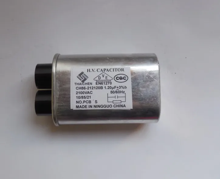 
microwave oven capacitor with 2100VAC and 2500VAC 
