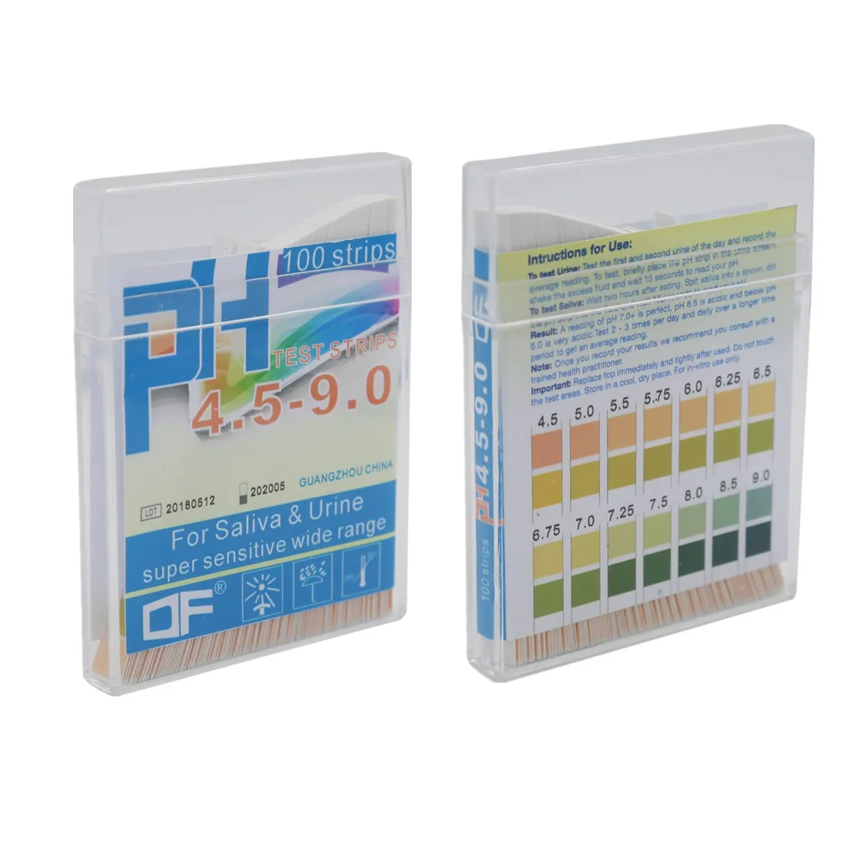 100 Strips 0.25 Precision Aquarium Water Ph Test Strips Universal Range