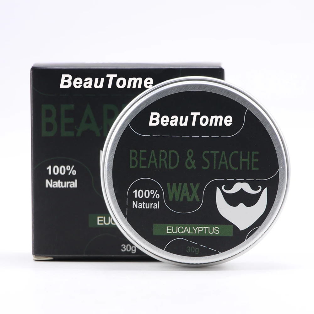 

Beautome wholesale organic beard wax private label for beard care, Milk white