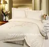 100%cotton embroidery bedding set/bedsheet
